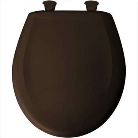 CHURCH SEAT Church Seat 200SLOWT 248 Round Closed Front Toilet Seat in Espresso Brown 200SLOWT 248